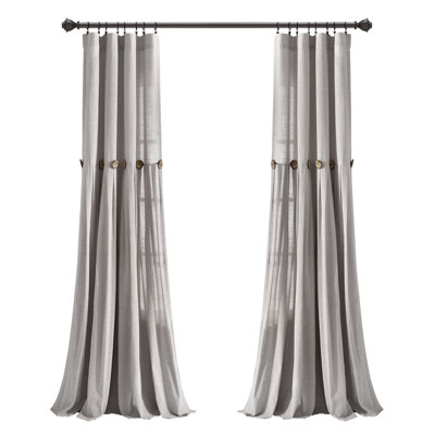 Beckham Semi Sheer Curtain Single Panel