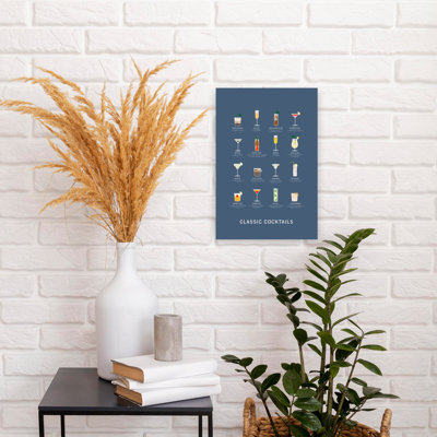 «Classic Cocktail Guide», art mural classique