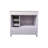 36 " W Freestanding Standard Free Standing 1 Single Vanity Bathroom Vanity With Cultured Marble Top