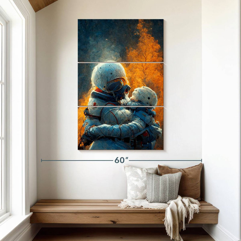 Oberle True Love Means Never Abandoning Someone, 50" H x 32" W