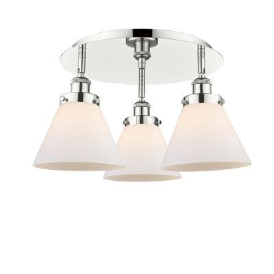 Plafonnier encastré 3 lumières Cone