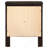 Garrett Cappuccino 2-Drawer Rectangular Nightstand