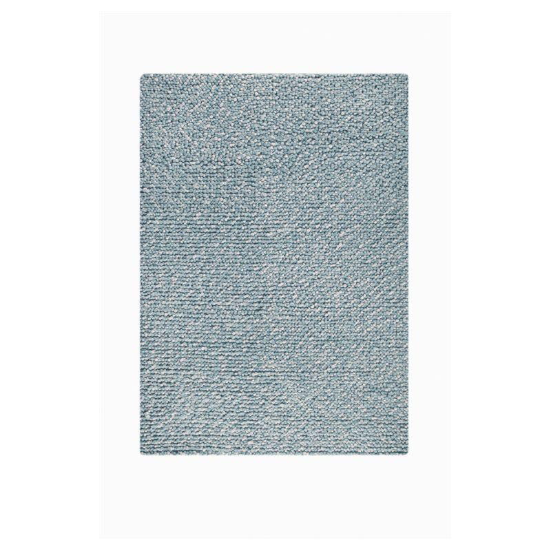 Tapis turquoise en laine tissé à la main, Rectangle 8 pi x 10 pi