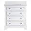 Ensemble de meuble-lavabo simple 36 po avec plateau en marbre de Carrare Taiesha