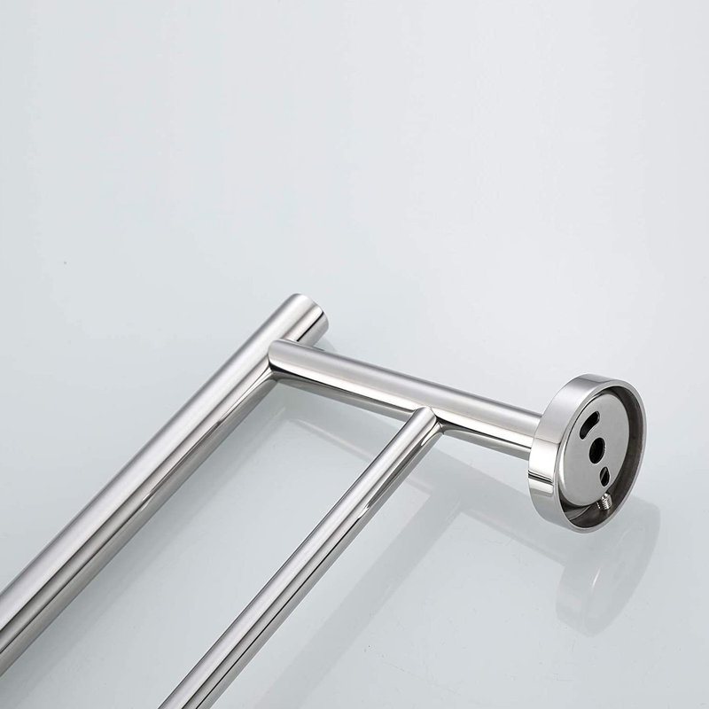 5 -Piece Aluminium Bathroom Towel Rack Set With Mounting Hardware, Chrome