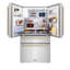 ZLINE Autograph Edition 36" French Door Refrigerator w/ Water and Ice Dispenser in Fingerprint Resistant Stainless Steel Traditional Handles-1454953263