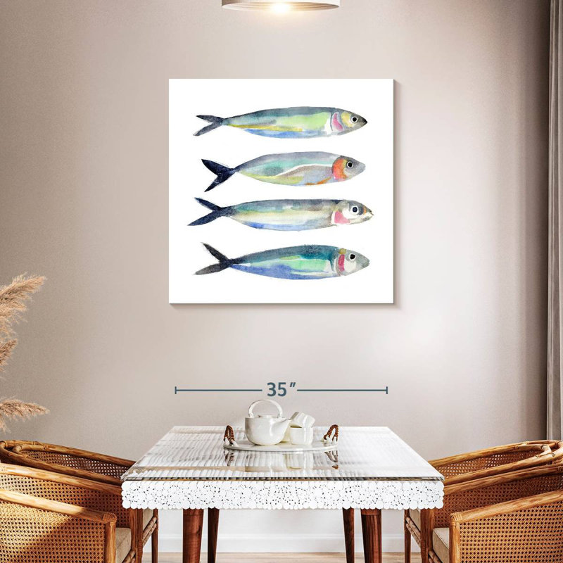 Brampt Sardine Team I, 36" H x 36" W