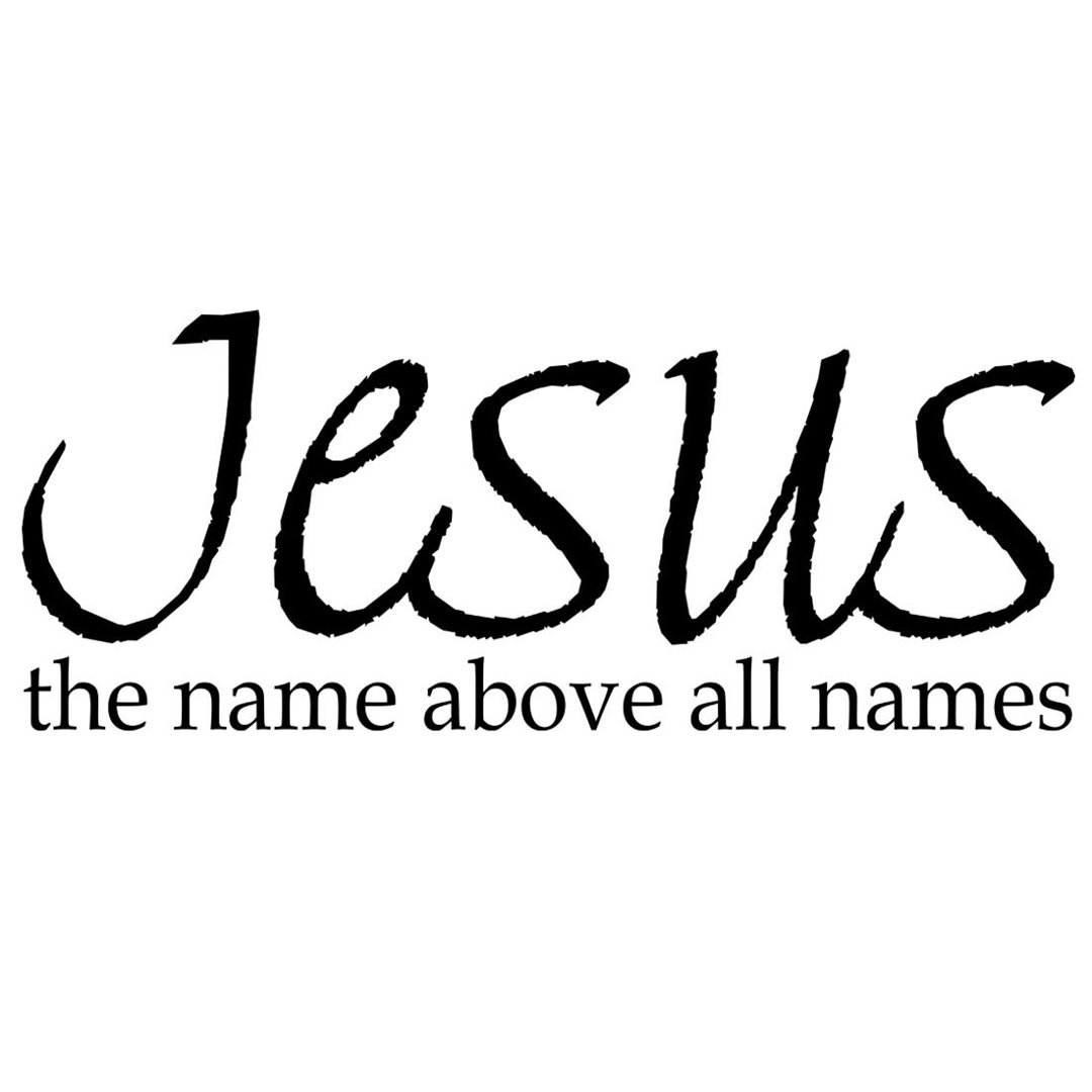 Jesus the Name Above All Names Vinyl Wall Decal Winston Porter