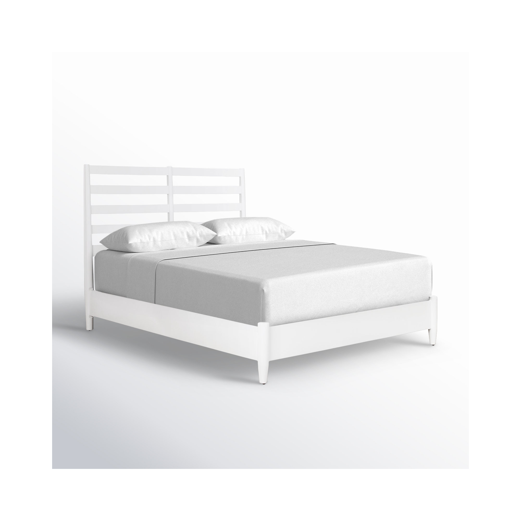 Williams Slatted Bed, Full, White