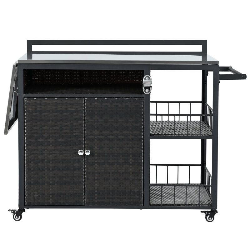 Îlot de cuisine extérieur 63,5 po