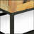 17.5'' W Recycled Wood and Iron Nightstand