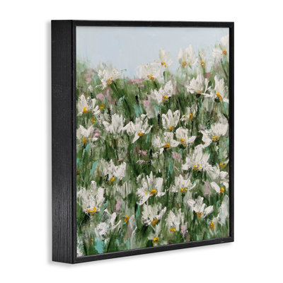 Daisy Field in Springtime Framed Giclee, design by Emma Bell
