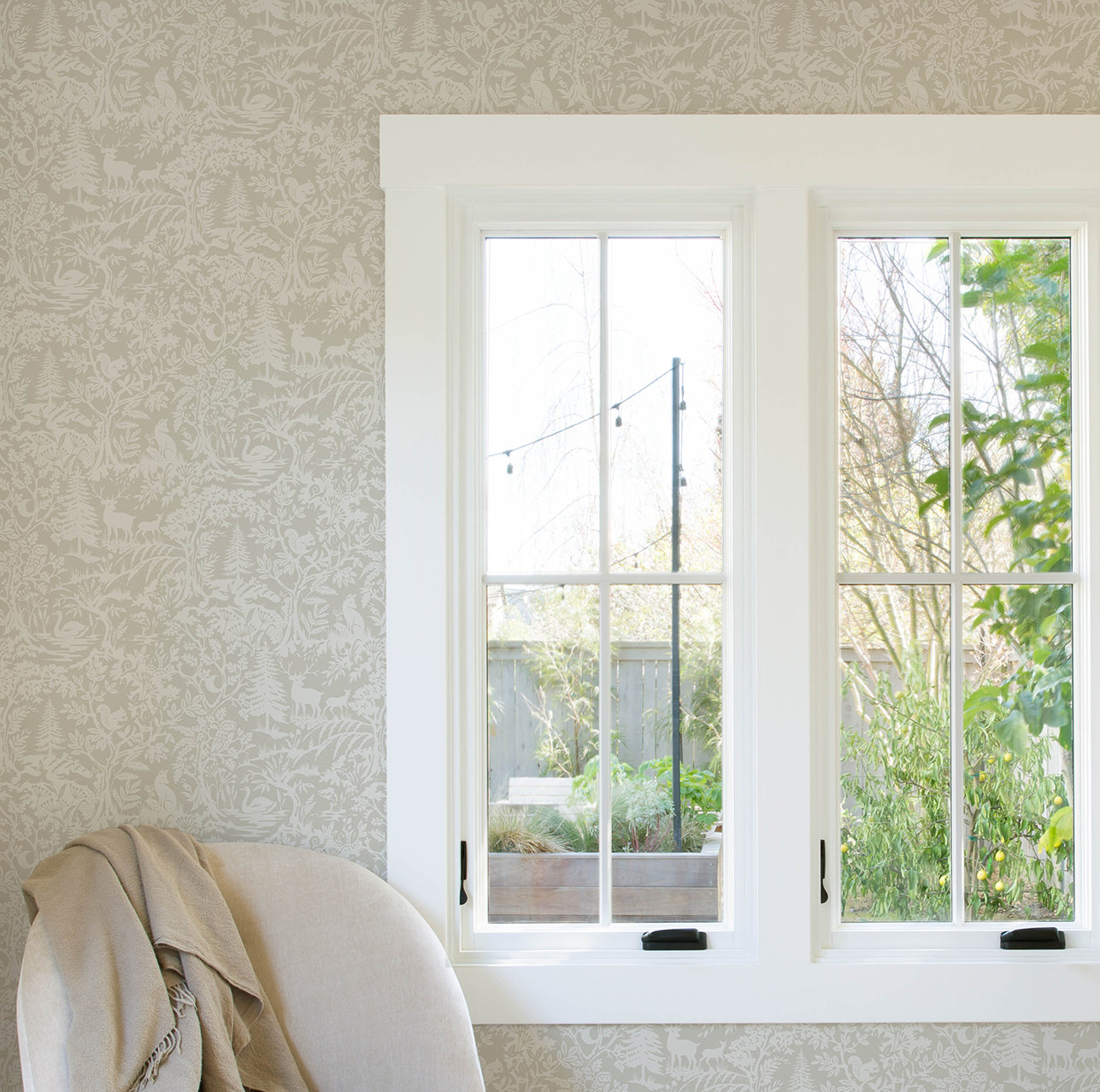 Talum Wallpaper, Taupe