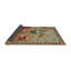 Tapis à motifs vert / rouge-649837942