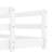 White Pine Full Size Floor Bed With Fence, Multi - Function, Easy To Assemble And Comfort Wood In White, Fence For , Quick Assembly-137011670-137011671