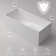 66.9"L x28.4"W x 21.7"H Solid Surface Freestanding Rectangular Tub with Overflow and Drain