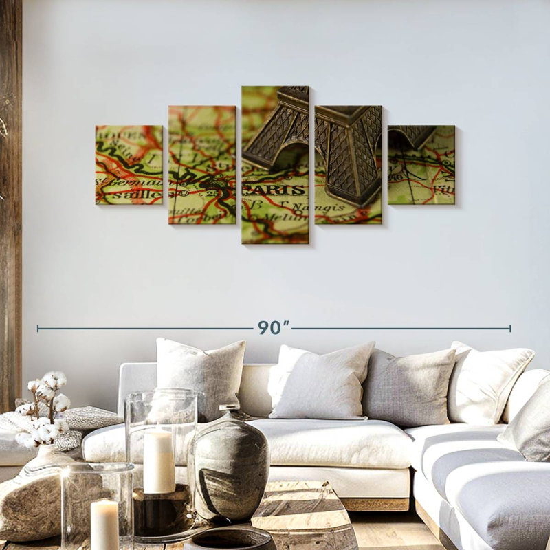Explore Splendid Paris, 30" H x 68" W