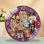 Horloge murale de Noël 12 po