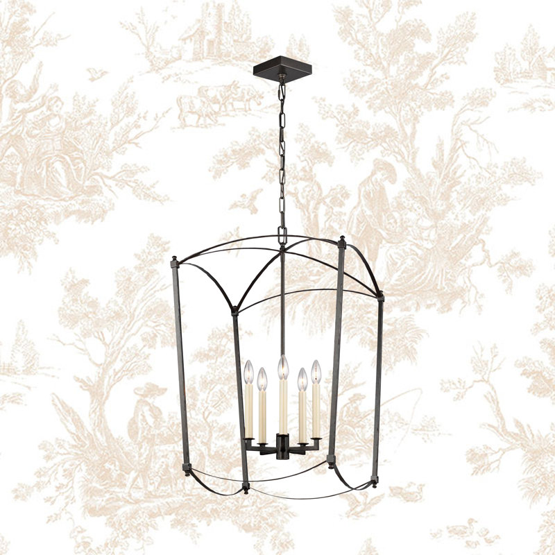 Olive 5-Light Chandelier, Acier Smith