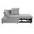 Versatile Convertible Sofa Bed With Adjustable Back And Storage Pockets-1552436929