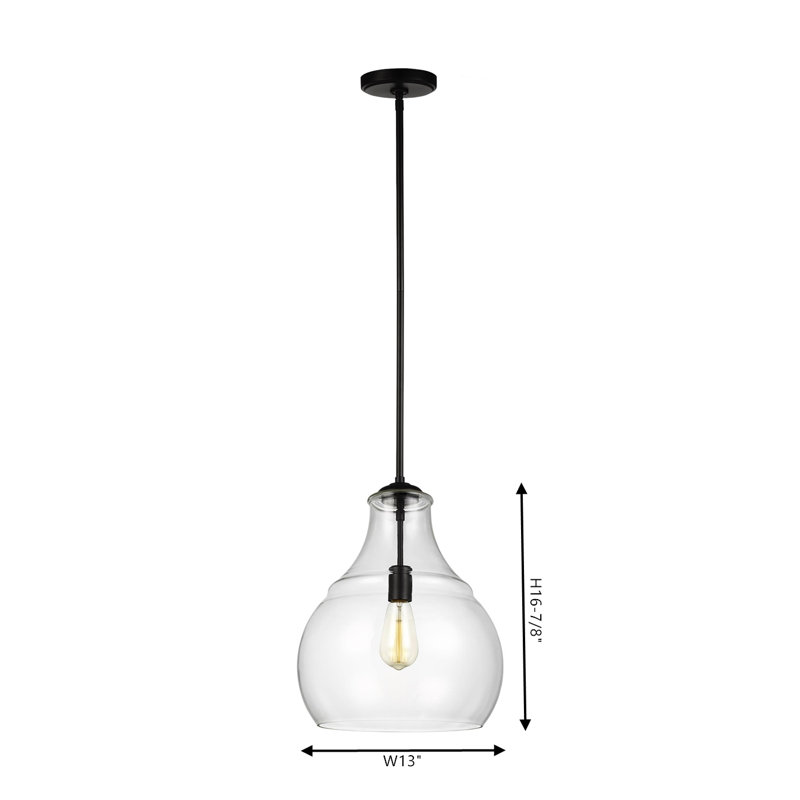 Seagrove 1 - Light Single Pendant, Oil Rubbed Bronze