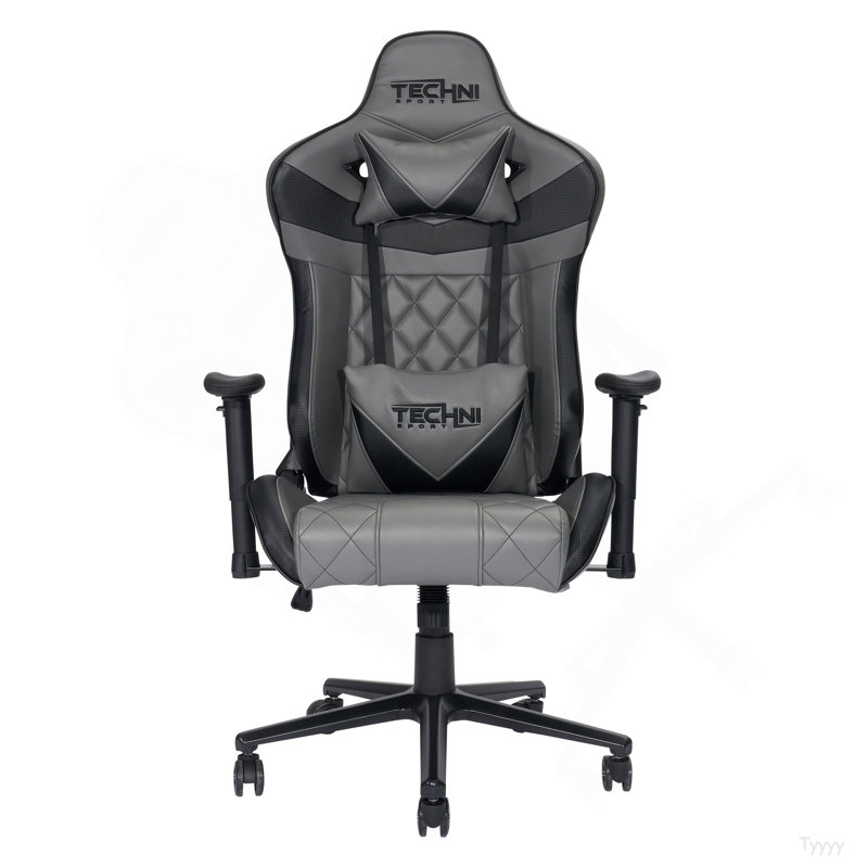 Fauteuil de jeu ergonomique Techni Sport XL, gris