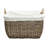 Ayriauna Hand Woven Laundry Basket with Handles