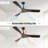 52 Inch Ceiling Fan Without Light 6 Wind Speed Timing Function 3 Solid Wood Blade Reversible Dc Motor-799896008-799896011