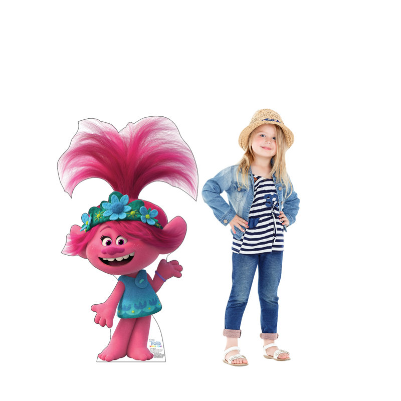 Poppy Trolls World Tour Life-Size Cardboard Standup
