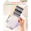 Embossing Folders, 15 Pieces, 4.13 x 5.83 in, Background Embossed Plates for the Die Cutting and Embossing Machine, PP Plastic Embossed Stencil Template for Scrapbooking and Card Making