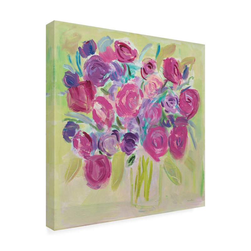 Art sur toile Farida Zaman, H 14 po x l 14 po x P 2 po