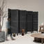Room Divider, Folding Room Divider Privacy Screen, Wood Freestanding Louvered Divider Screen for Home Office Restaurant Bedroom-2105305867-2105185986