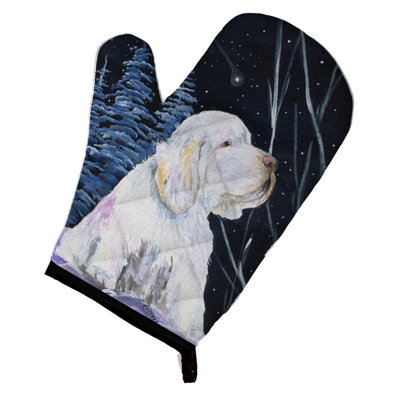 Caroline's Treasures Clumber Spaniel Polyester Oven Mitt