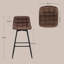 Upholstered Counter Stool with Metal Frame-61601233-135456940