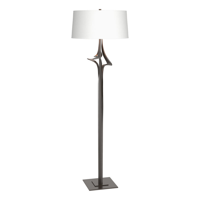 Antasia 59" Floor Lamp, Natural Anna, Oil Rubbed Bronze