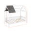 Lit simple en bois avec clôture-1985516866