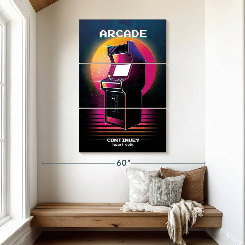 Keiraleigh Arcade Machine, 50" H x 32" W