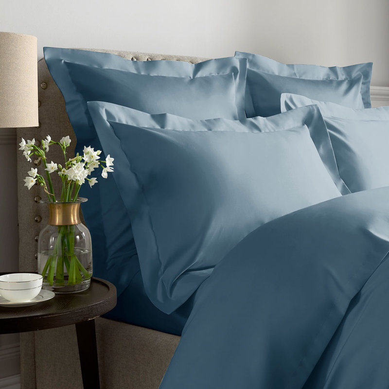 1000 Thread Count Sateen Oxford Pillowcase, Teal