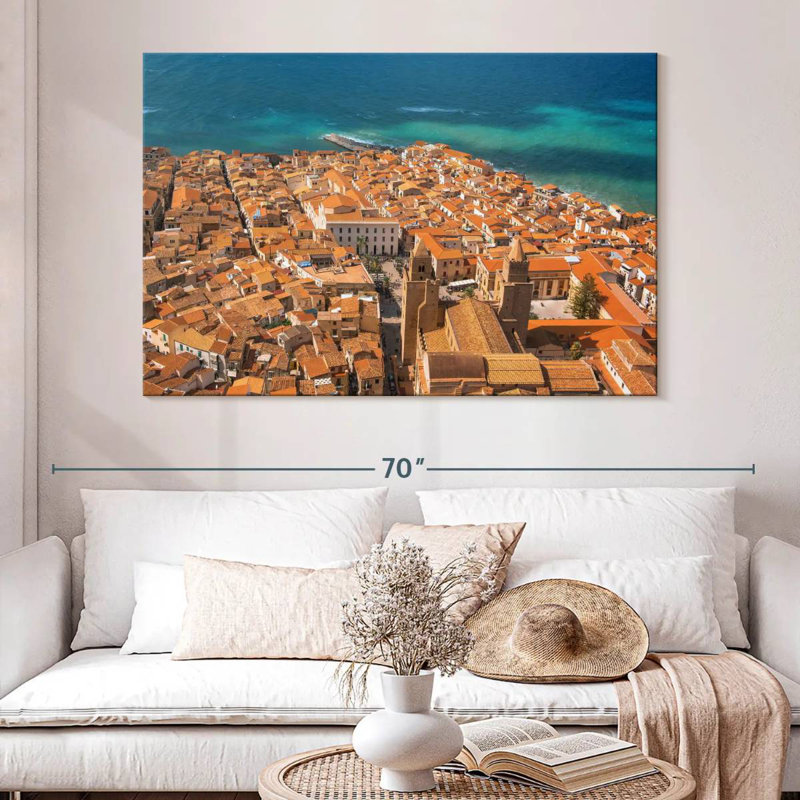 Paysage urbain Nicci Cefalu, H 34 po x l 51 po