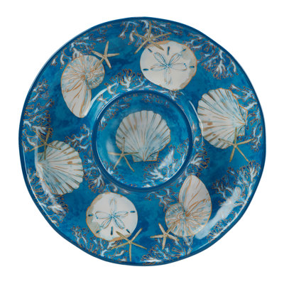 Certified International Playa Shells Chip & Dip