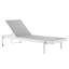 Chaise longue d'extérieur en aluminium Charleston