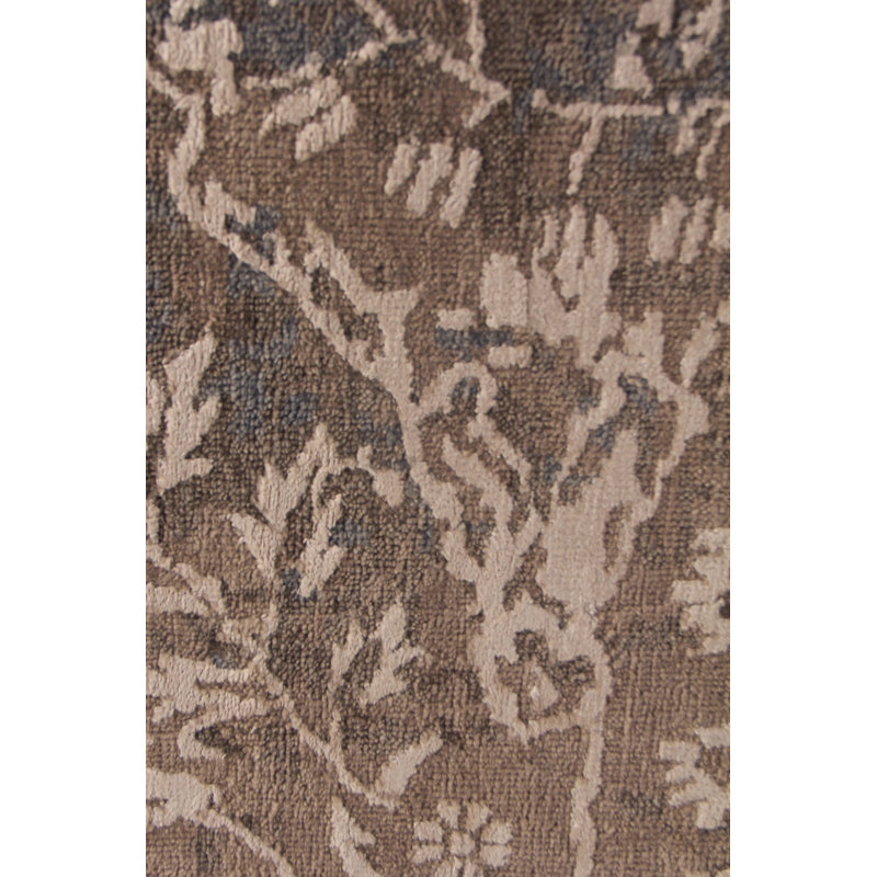 Hundley Wool Floral Area Rug, Rectangle 9' x 12'