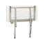 Banc de transfert blanc avec pieds Seachrome