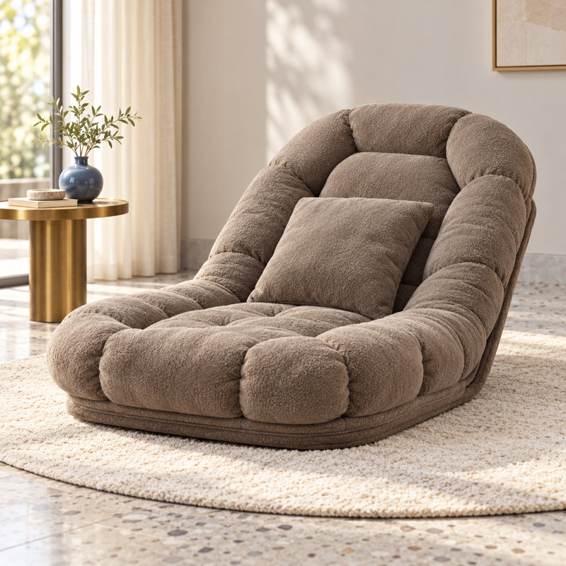 Fauteuil convertible Hailie, Café