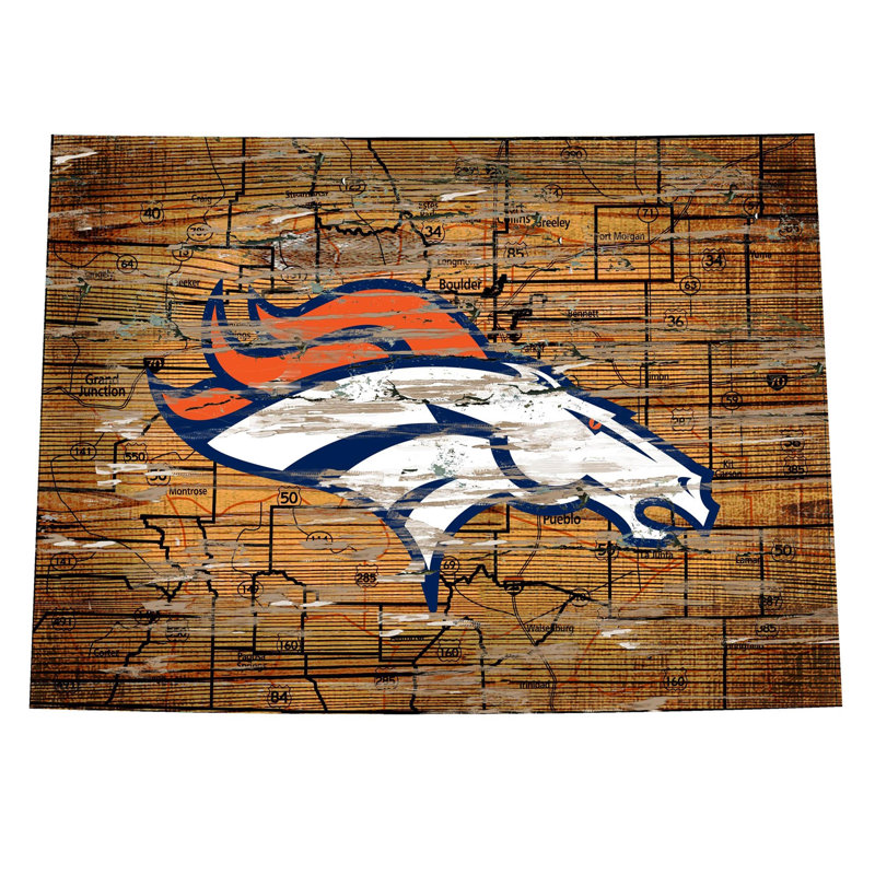 Décoration murale, Denver Broncos