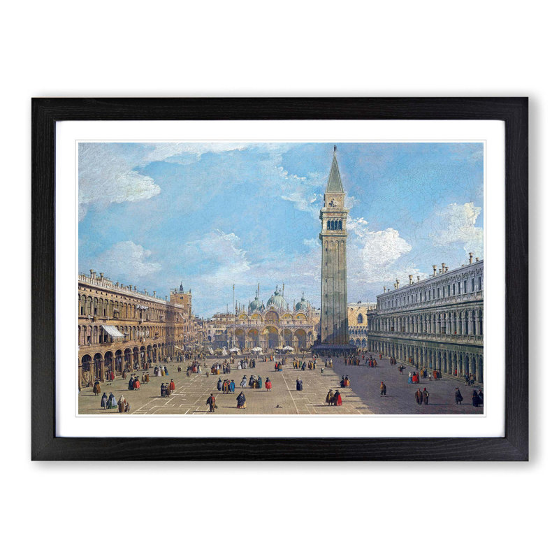 Giovanni Canaletto - Single Picture Frame Painting, Black