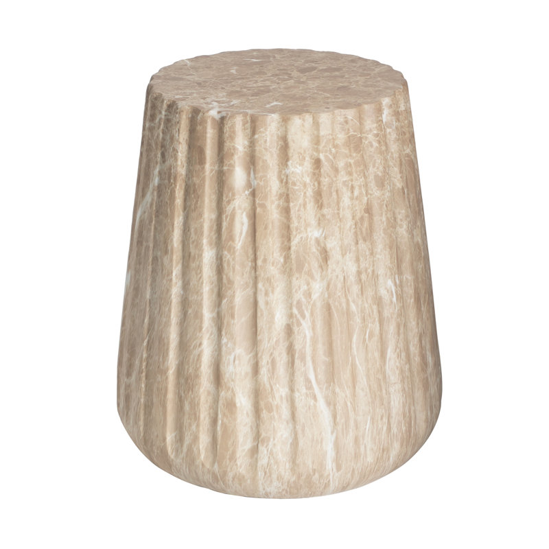 Table d'appoint d'extérieur Cleme, Doré