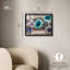 «Mineral Multiverse Shadowbox», impression de géode bleue par Art Remedy-115125392-115125390