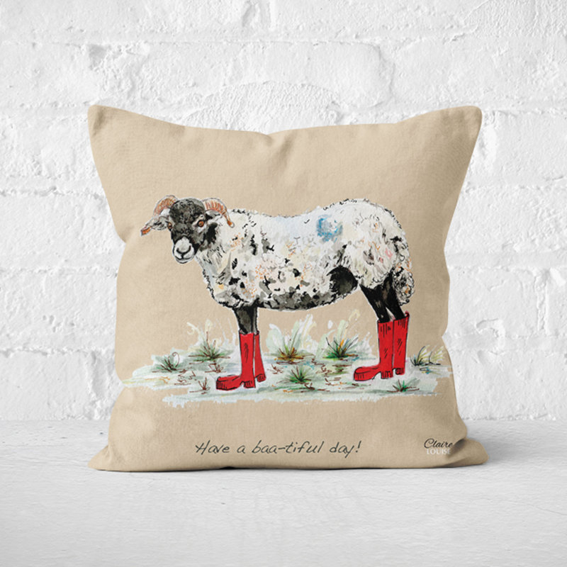 Kensington Animal Print Square Cushion