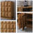 Retro Burlywood Solid Wood Sideboard